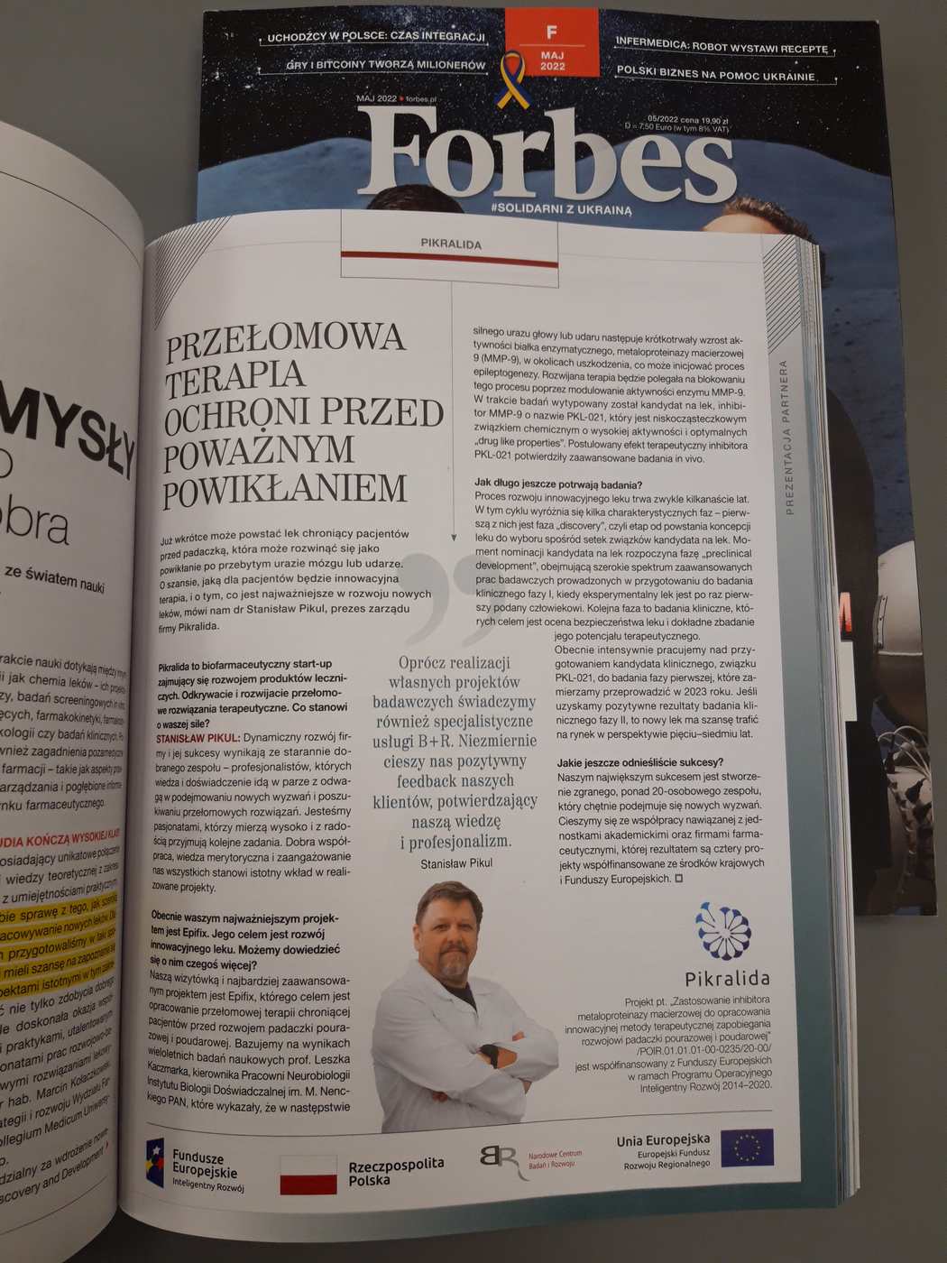 Zdjęcie artykułu o Pikralidzie w magazynie Forbrs